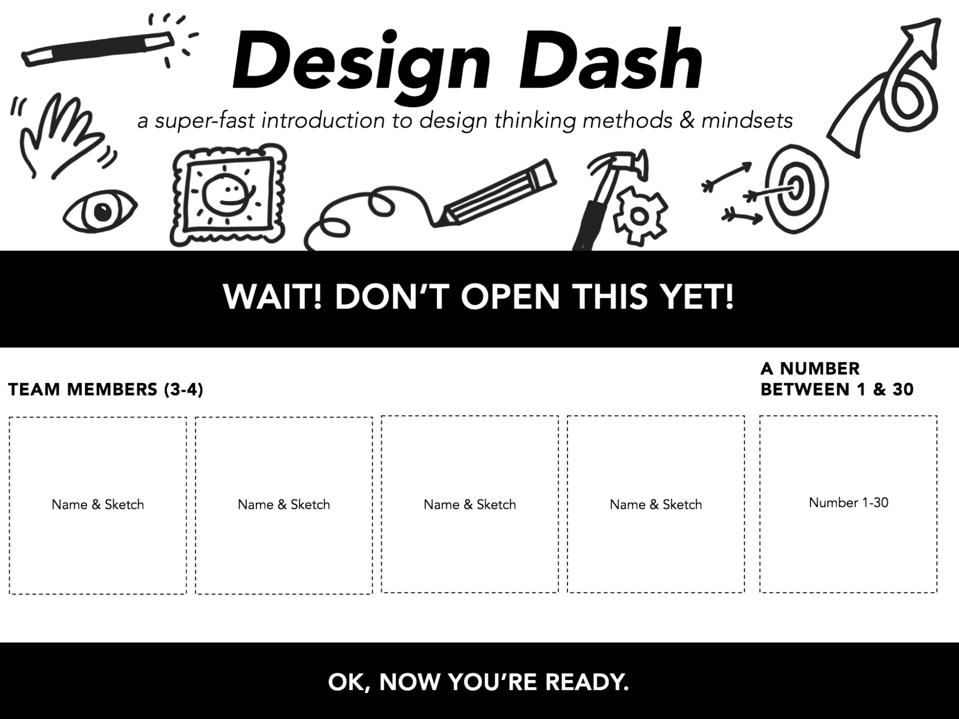 front page of Design Dash